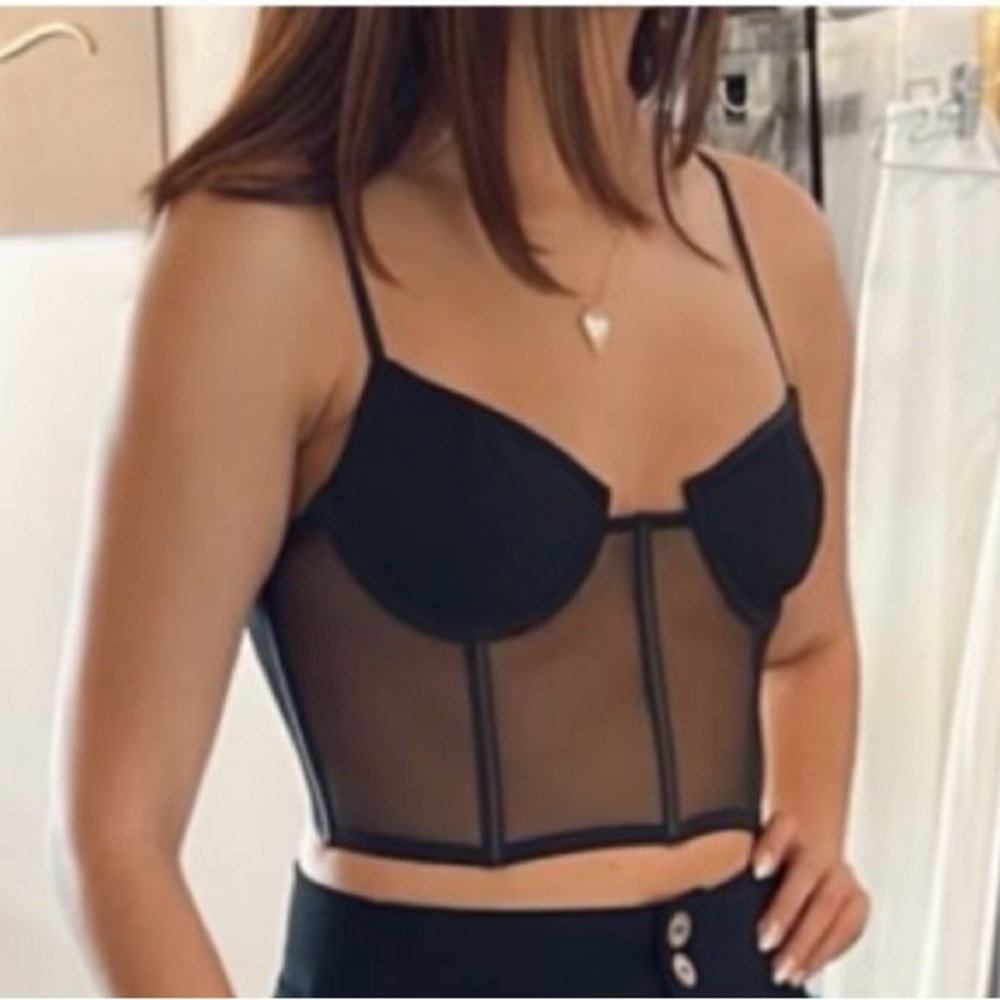 Black Sexy Crop Top